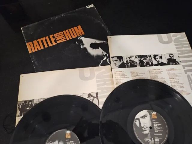 Disco de vinil U2 - "Rattle and Hum" - 1988