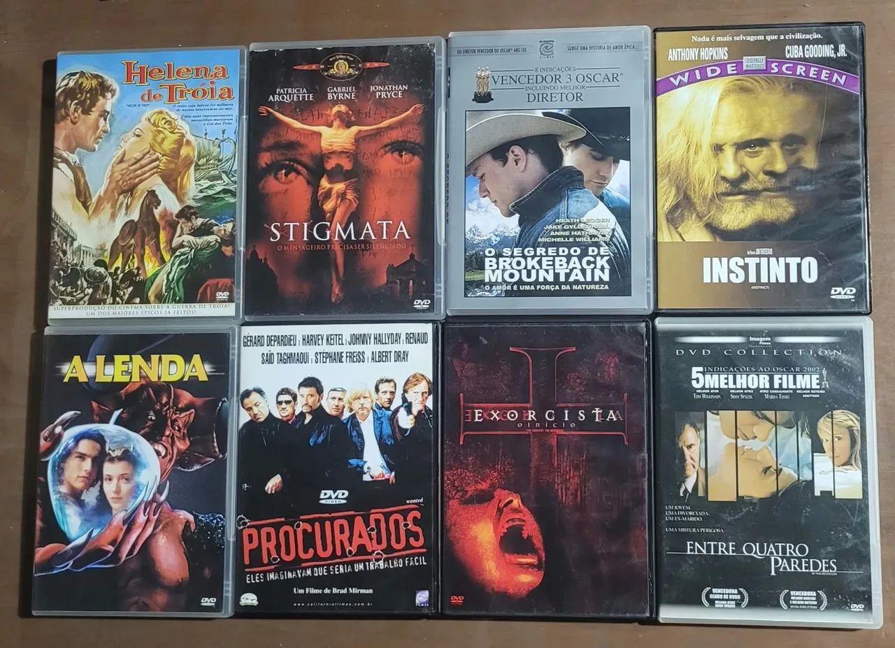 Lote de DVDs de Filmes Diversos