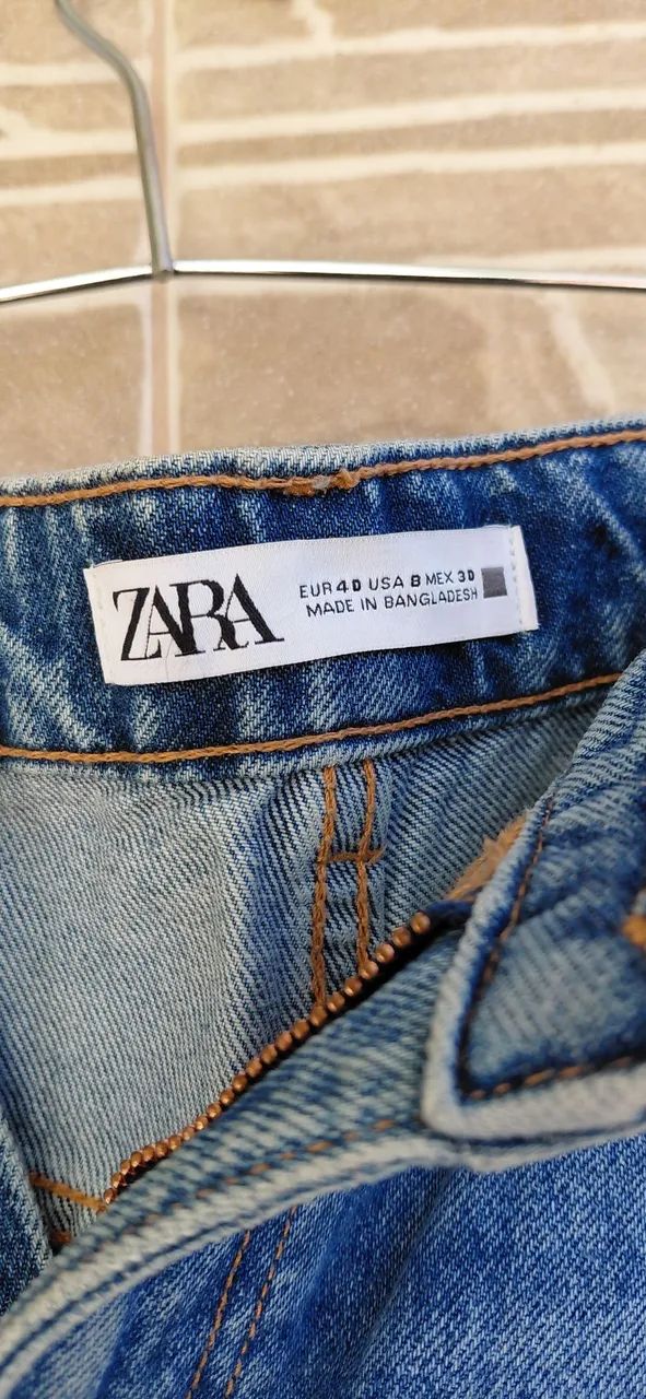 Calça Jeans TRF Cropped Zara - Foto 2