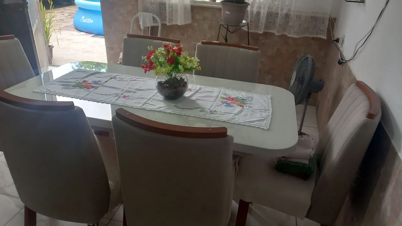 6 unidade cadeiras estofadas - Foto 4