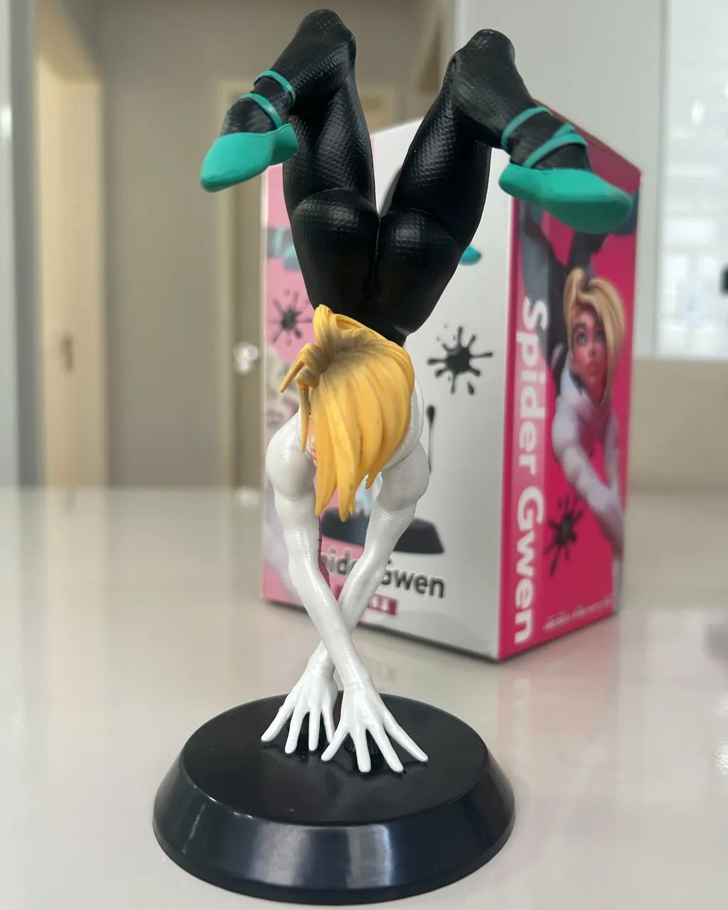 Spider-Gwen 19 cm Action Figure Boneco - Foto 3