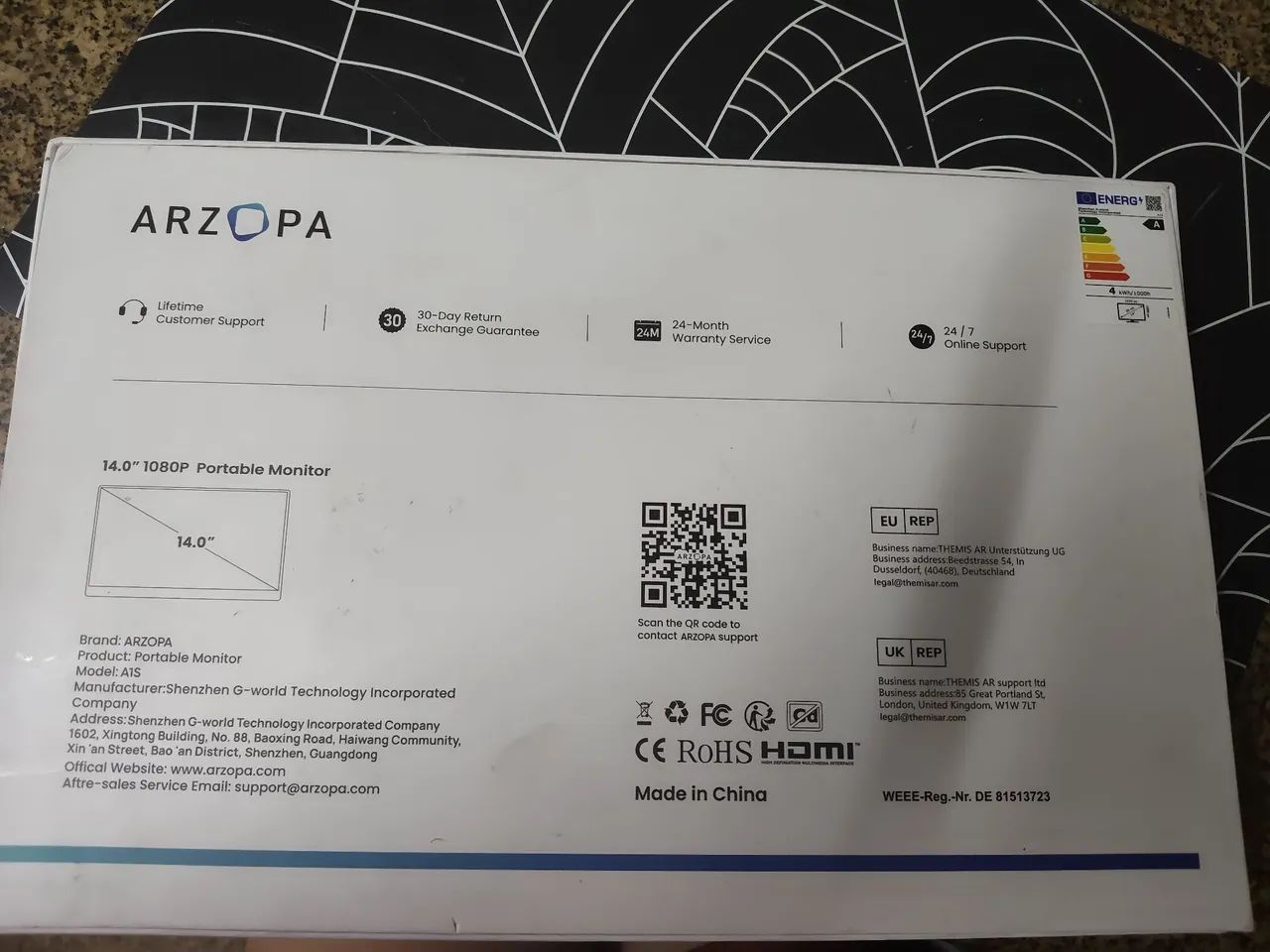 Monitor 14' novo Arzopa - Foto 3