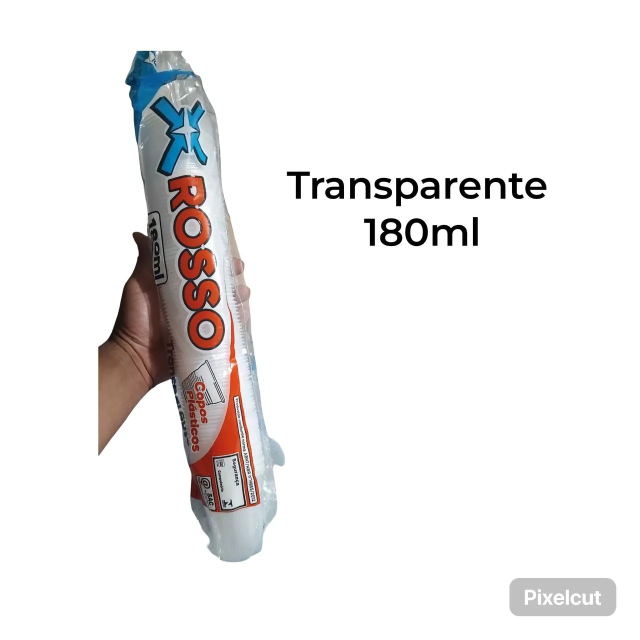 Copo Transparente180ml CX com 2500copos Descartáveis  - Foto 2