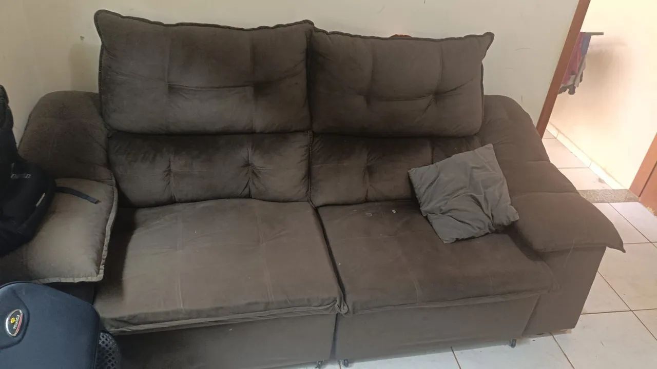 Sofá Retrátil e Reclinável 2m - Foto 2
