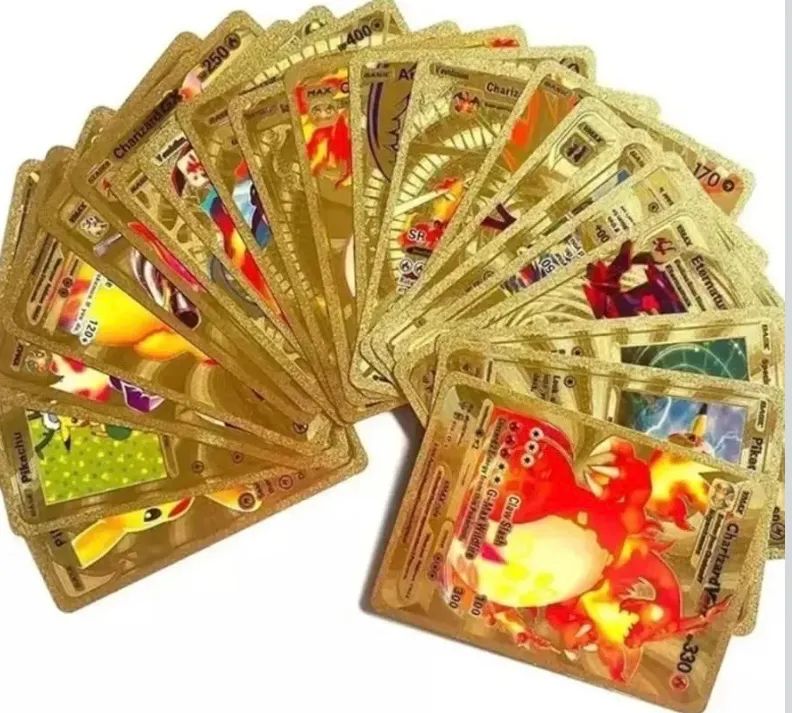 Cards Pokémon dourada - Foto 2