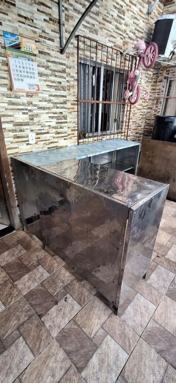 Bancada de inox  1.9x1 metros  - Foto 4