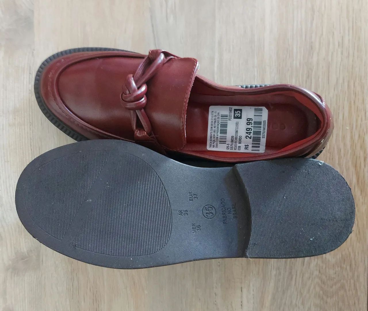 Mocassim Bordo Constance - Foto 3