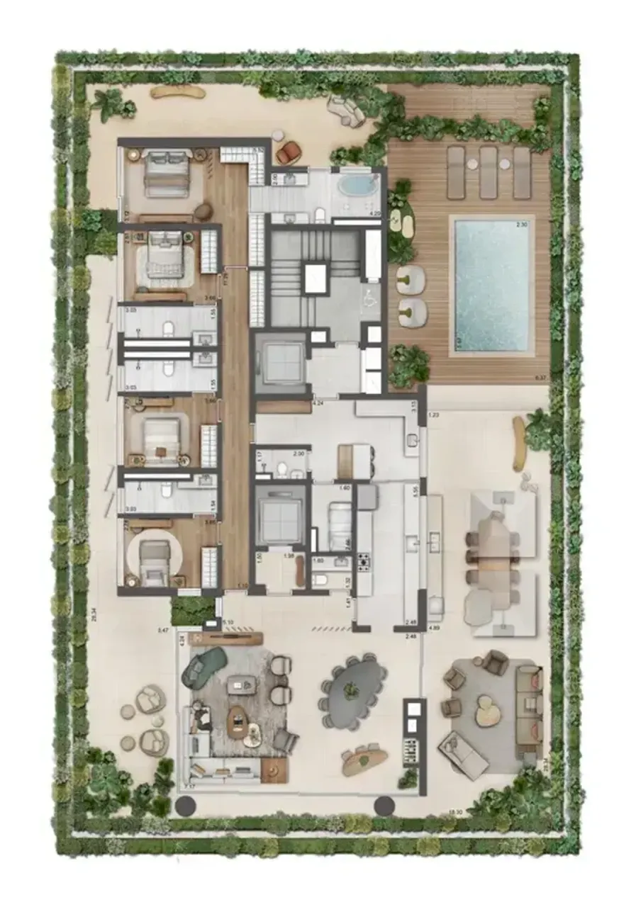 PLANTA 303m²