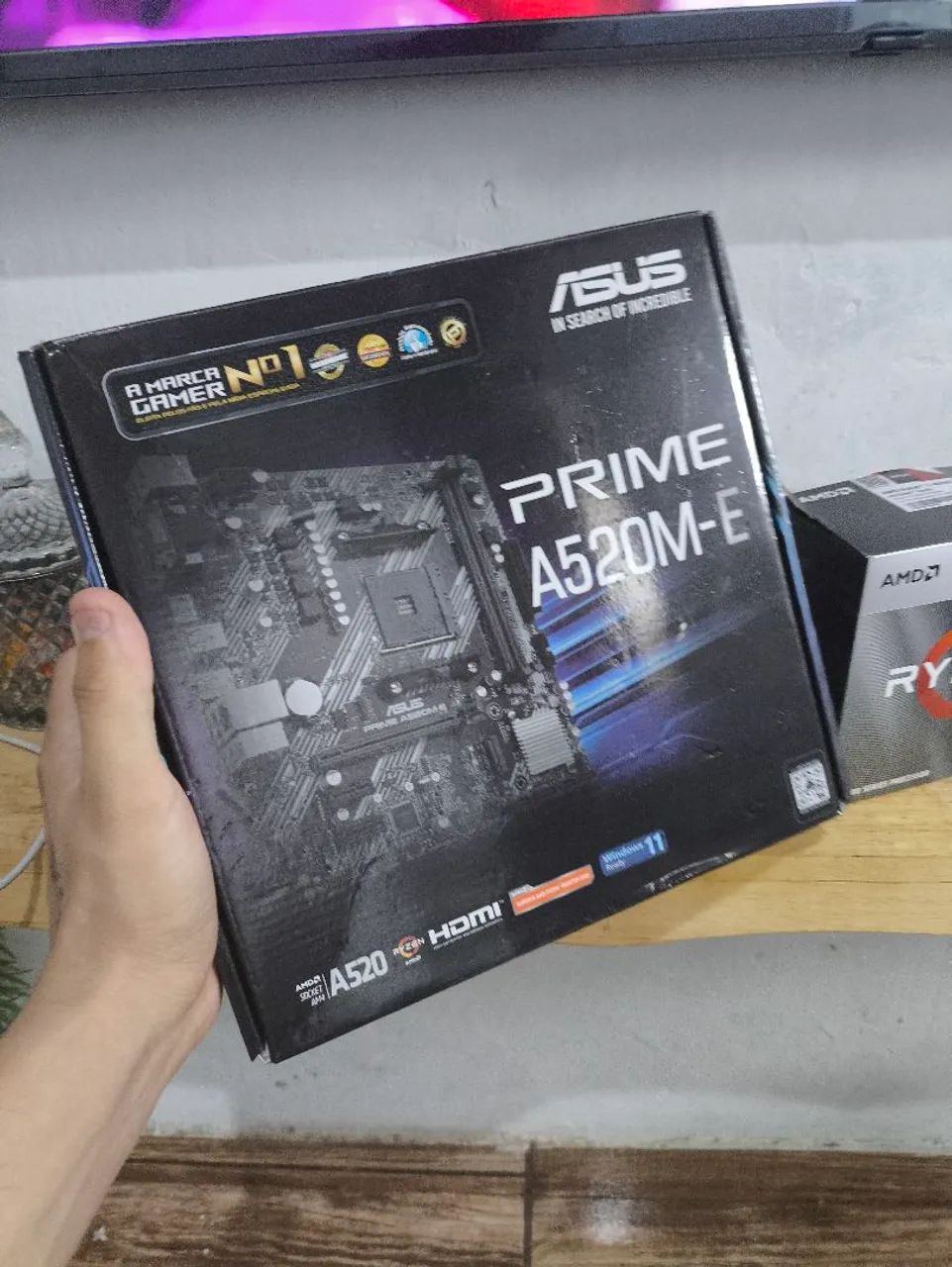 Placa mãe com processador Ryzen 5 com placa de vídeo integrada  - Foto 4
