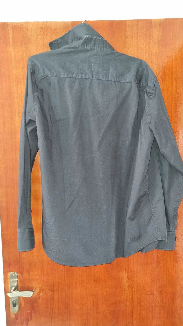 Camisa Social Arrow Preta Tamanho M - Foto 2