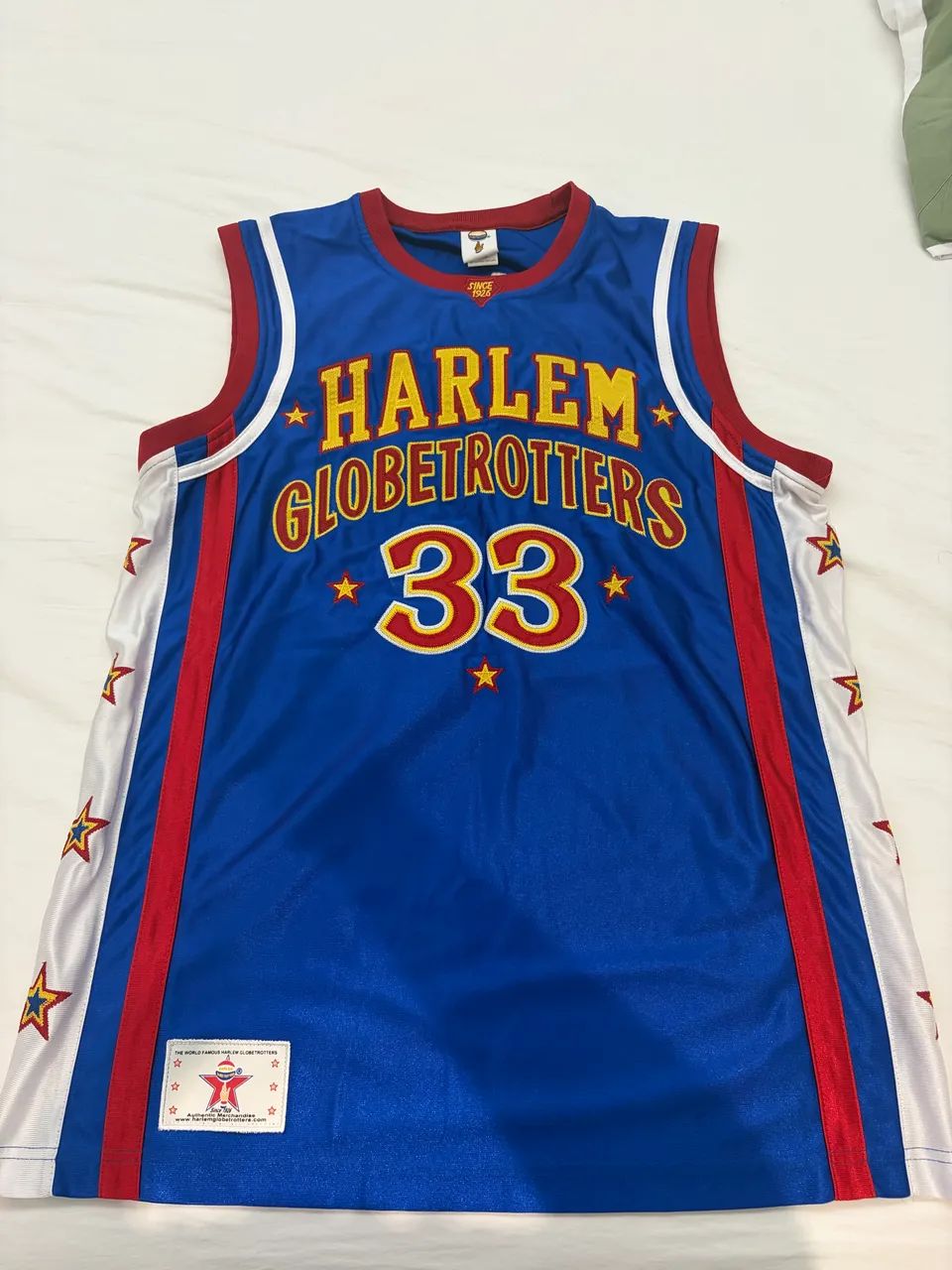 Jersey Harlem Globetrotters autografada 