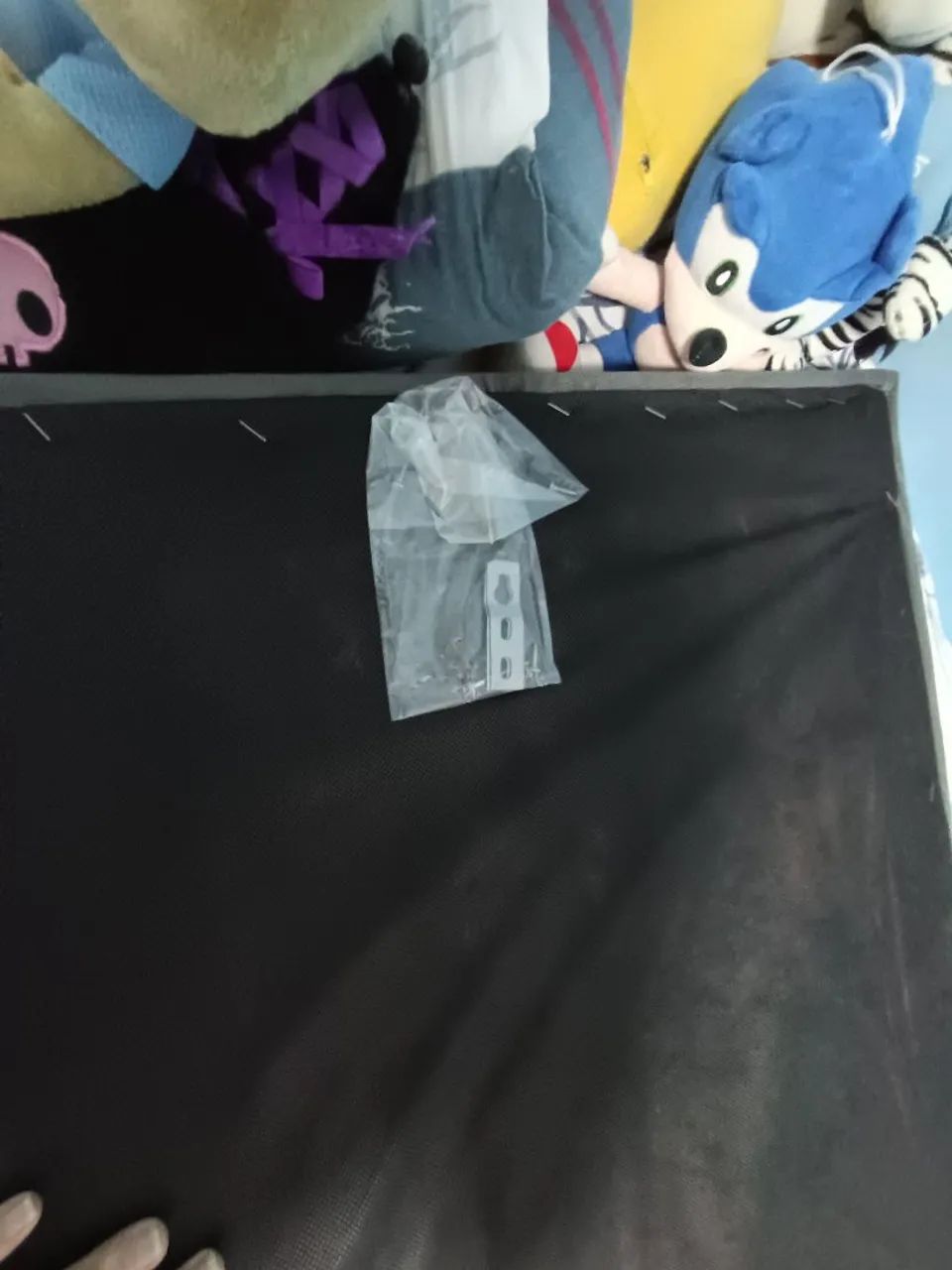 Cabeceira de cama casal cinza nova  - Foto 4