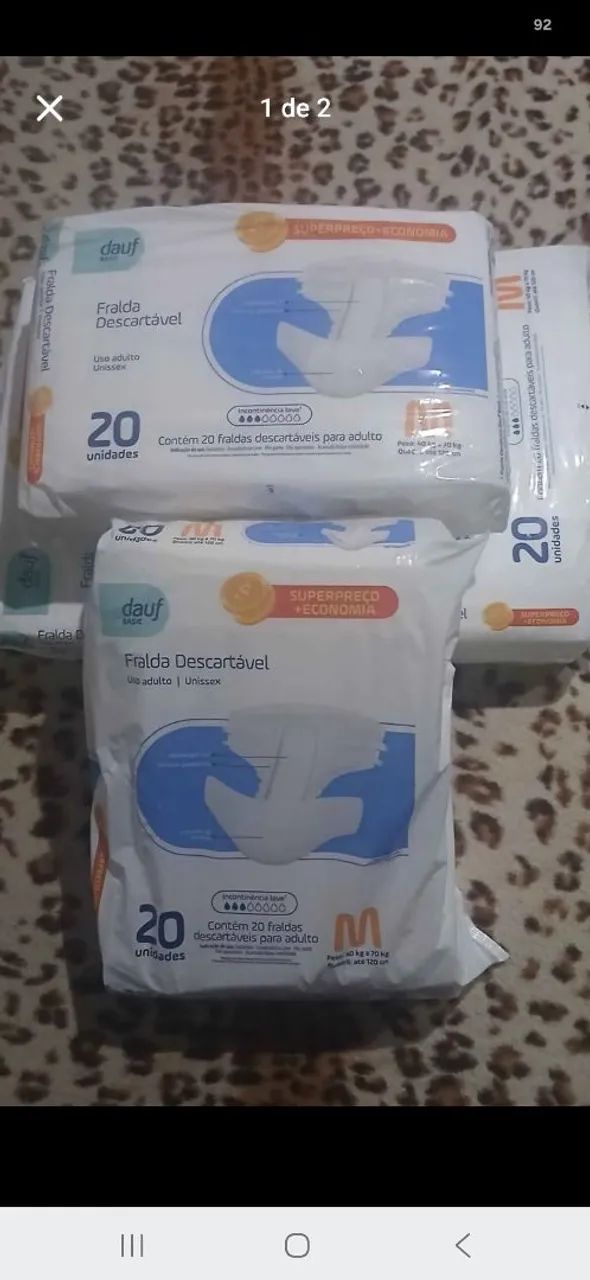 FRALDAS GERIÁTRICAS ADULTO (M e G)