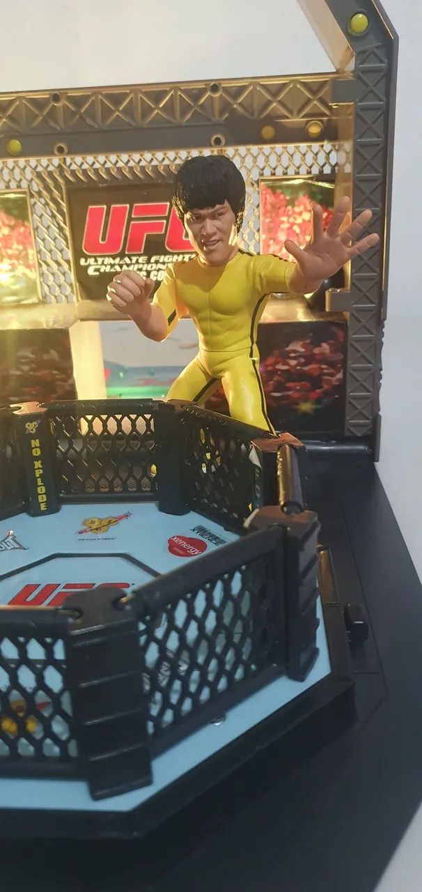 FIGURA DE AÇÃO UFC ROUND 5 RARO EDIÇÃO LIMITADA E SUPER DIFÍCIL DE ACHAR A VENDA - Foto 3