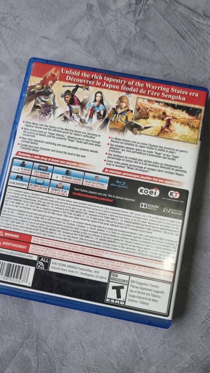 JOGO PS4 - Samurai Warriors 4 - Foto 3