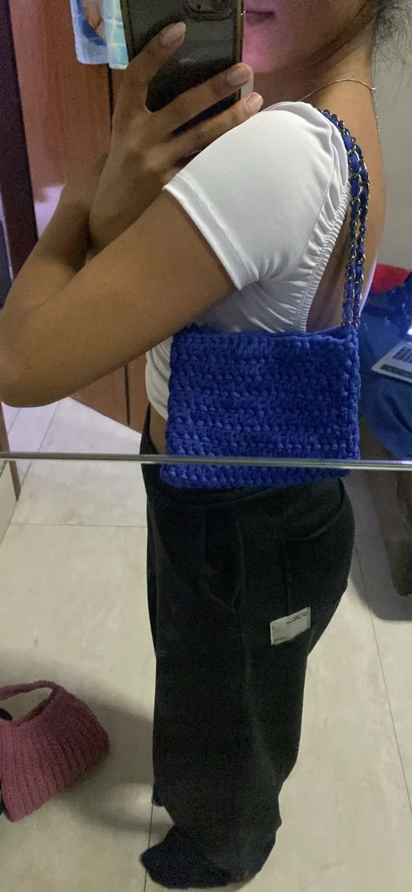 Bolsa de crochê  - Foto 3