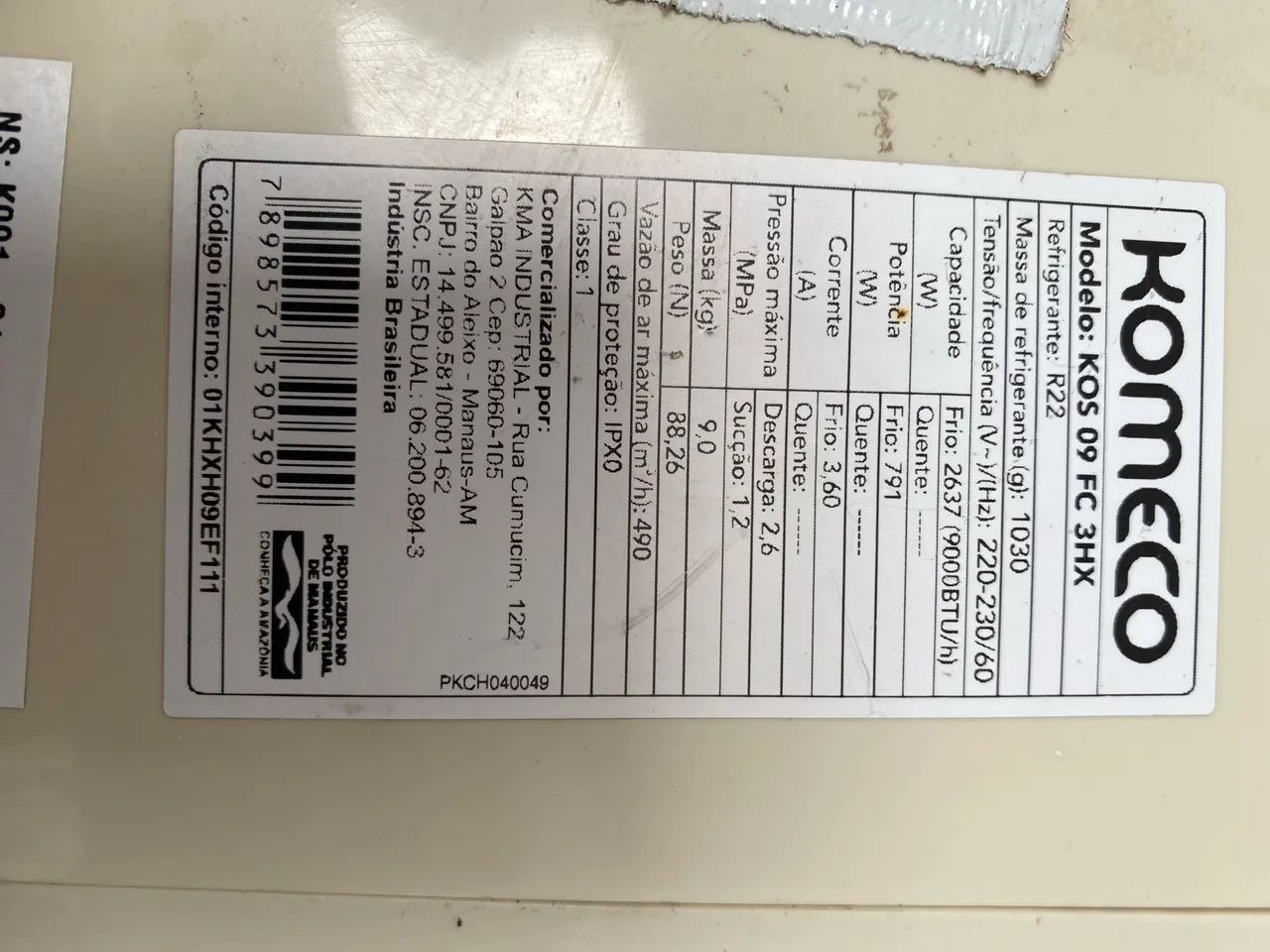 Ar Condicionado Komeco 9 Mil BTU  - Foto 6