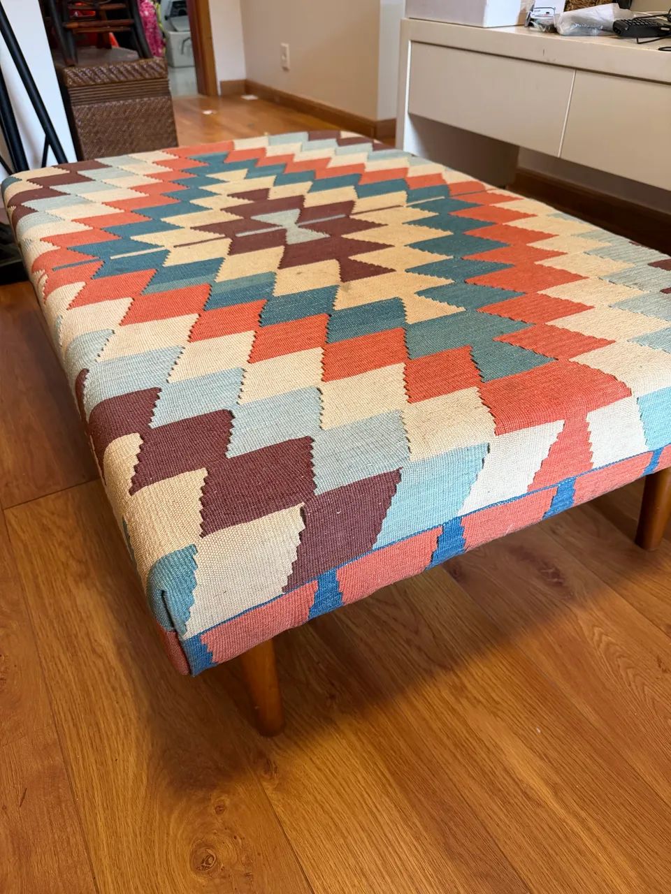 Puff de kilim