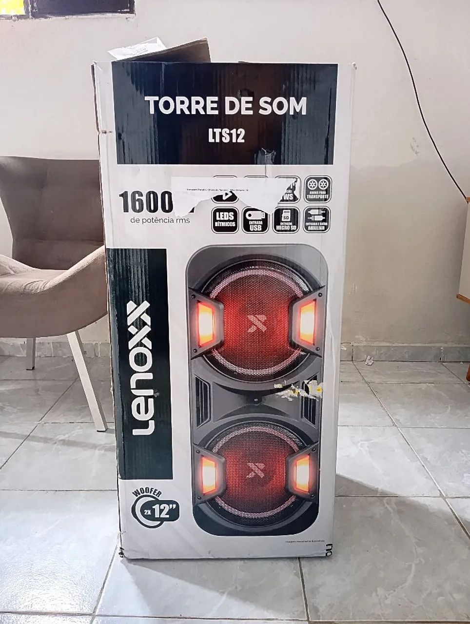 Caixa de som Lenoxx