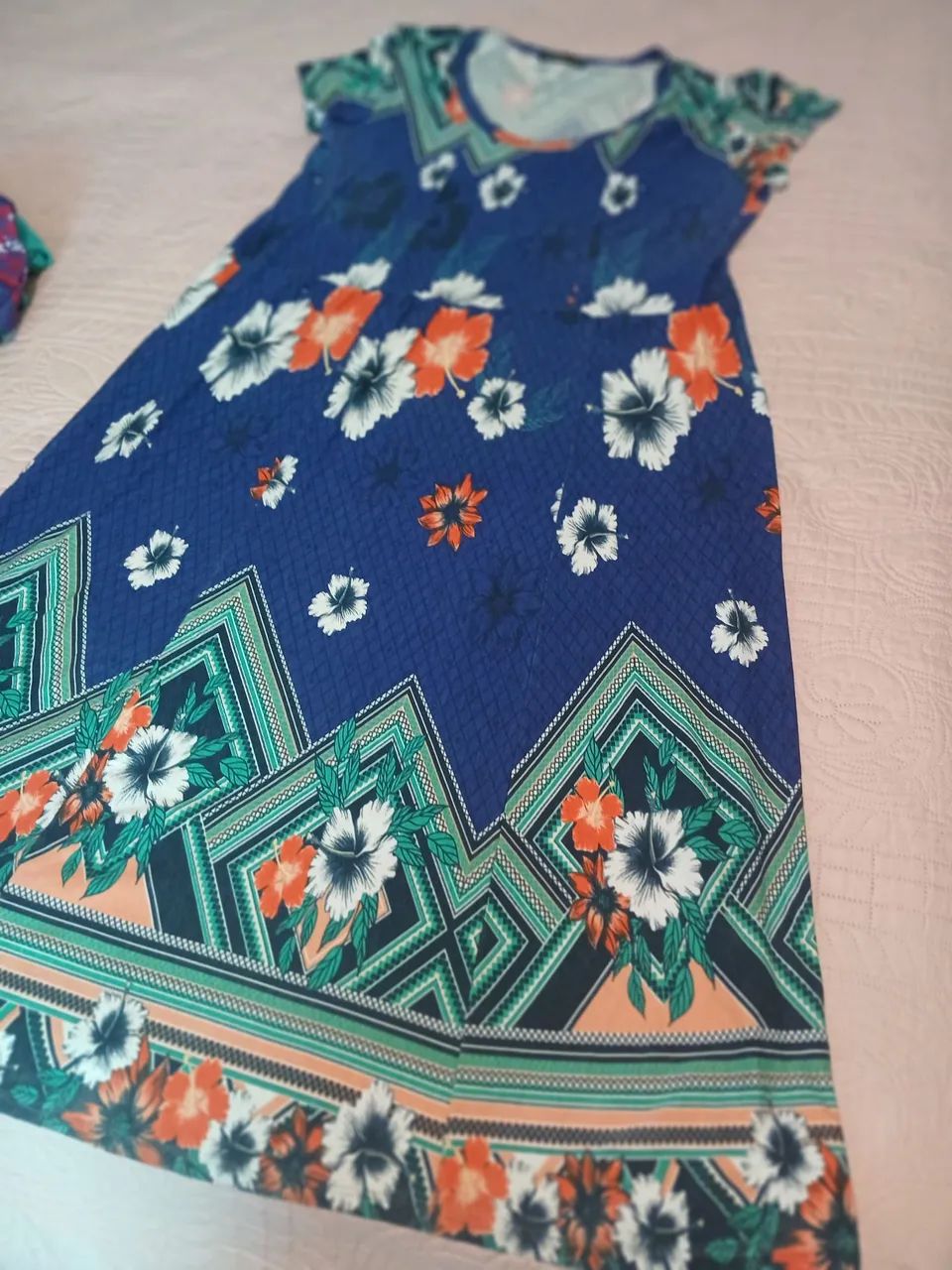 Vestido midi floral lindo. - Foto 2