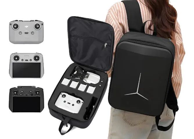 Mochila de Costa Compatível com Drones da Dji Mavic Air 2&2s - Cabe o Combo Controle DjiRC - Foto 4