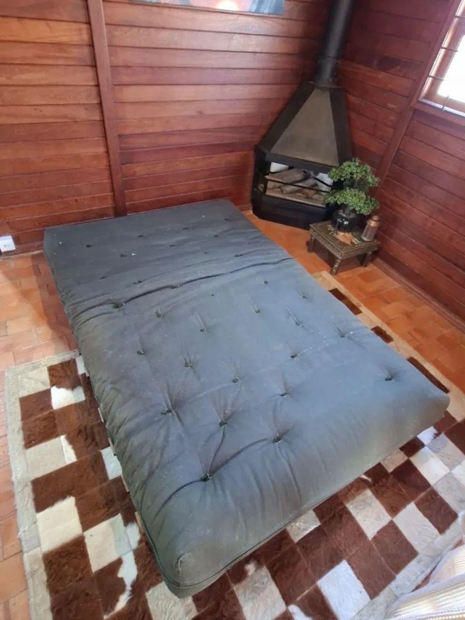 Sofa Futon Madeira Madeira Maravilindo - Foto 3
