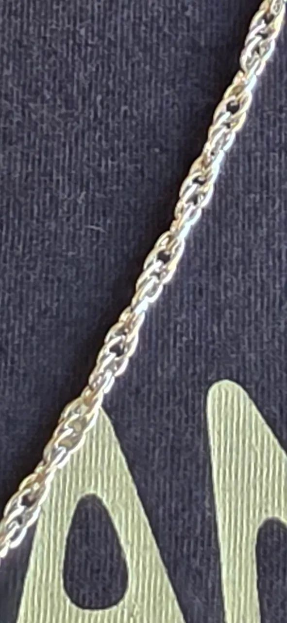 Corrente aço Inox com Pingente Medalha de São Bento - Nova - Foto 3