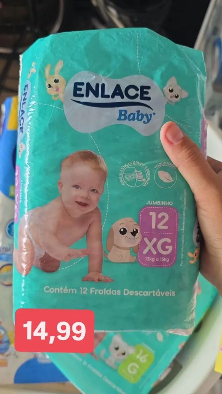 Fraldas em promoção 