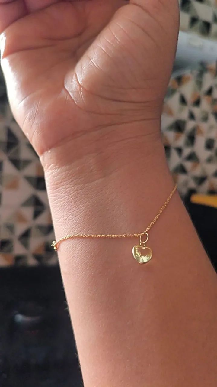 Pulseira de ouro feminina 