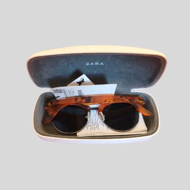 Óculos de Sol Tortoiseshell ZARA - NOVO - Foto 3