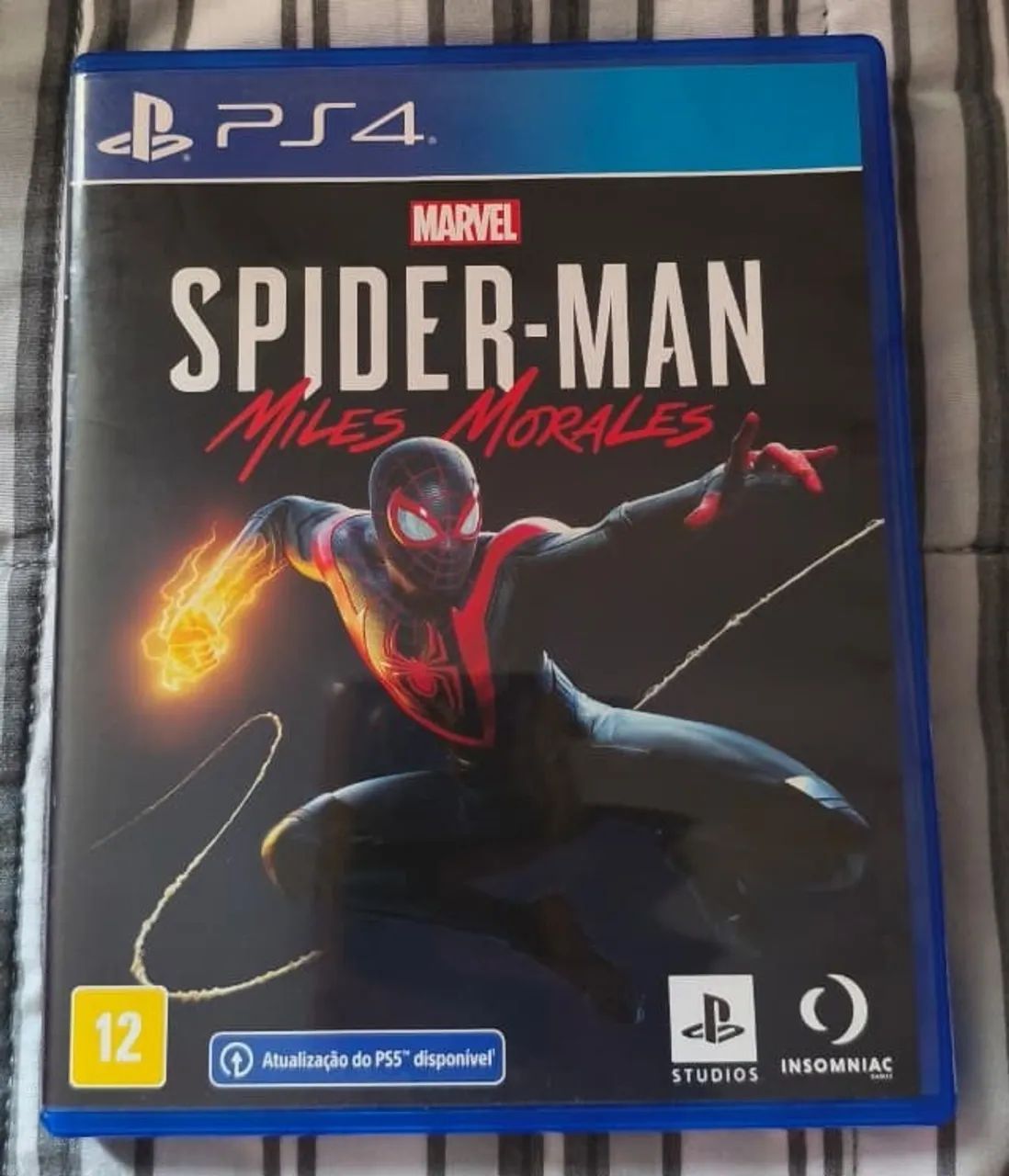 Spider Man Miles Morales Ps4 Mídia Física Áudio Português.