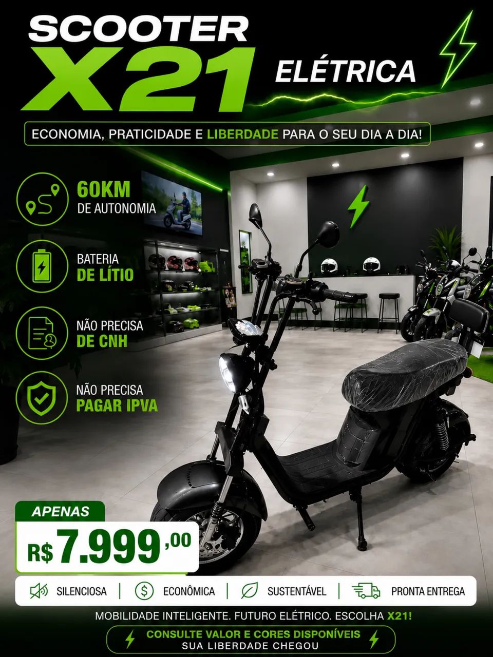 Scooter elétrica x21