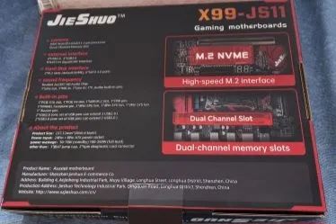 Placa mãe JieShuo JS11 + Módulo TPM2.0 + processador E5-2680 V4.  - Foto 5