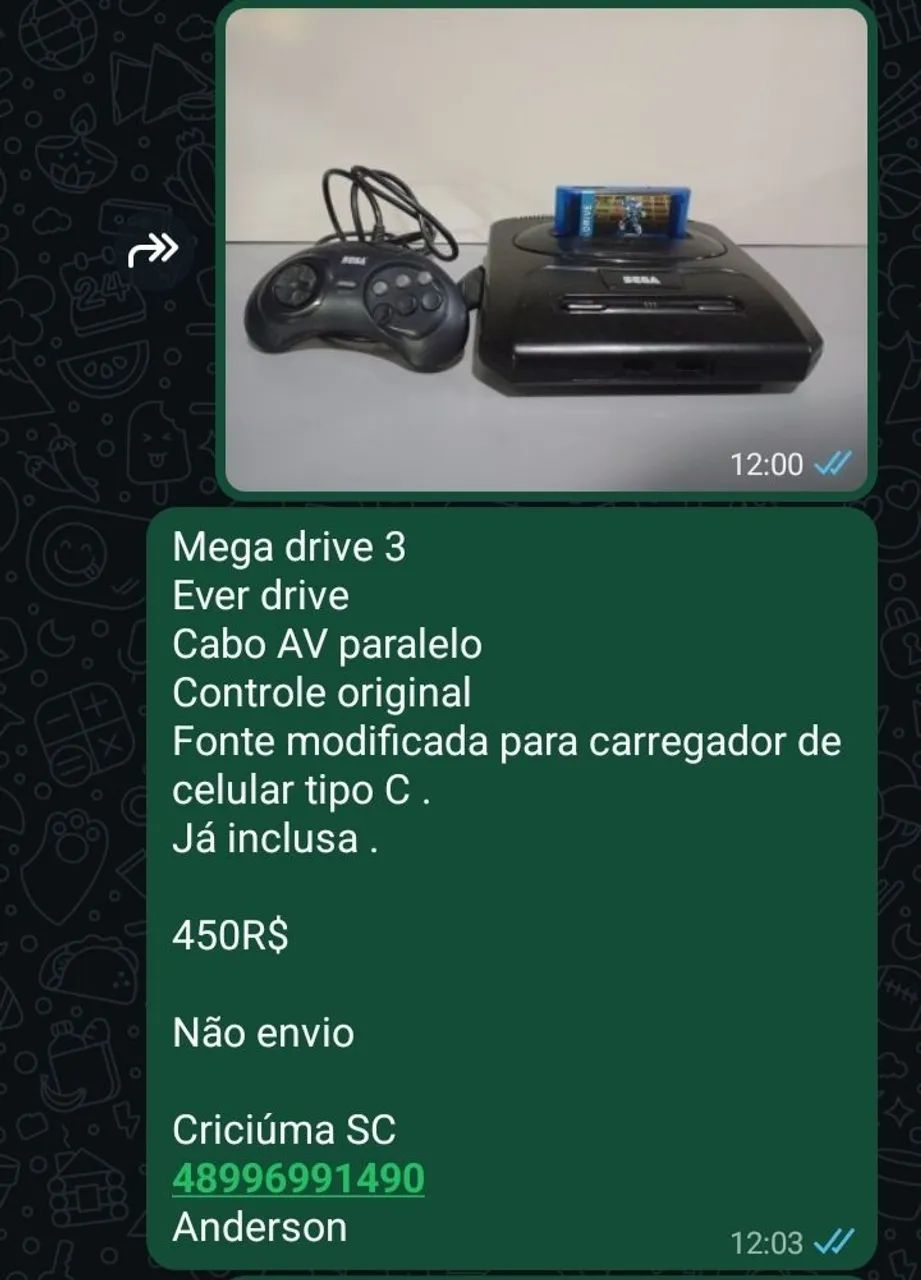 Mega drive 3 com everdrive  - Foto 2