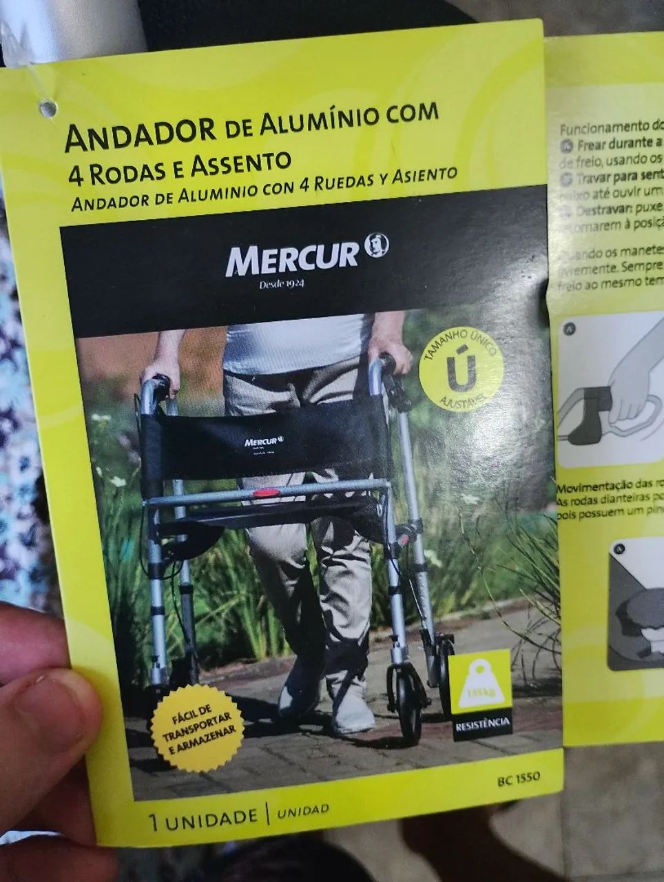 Andador 4 rodas  - Foto 2