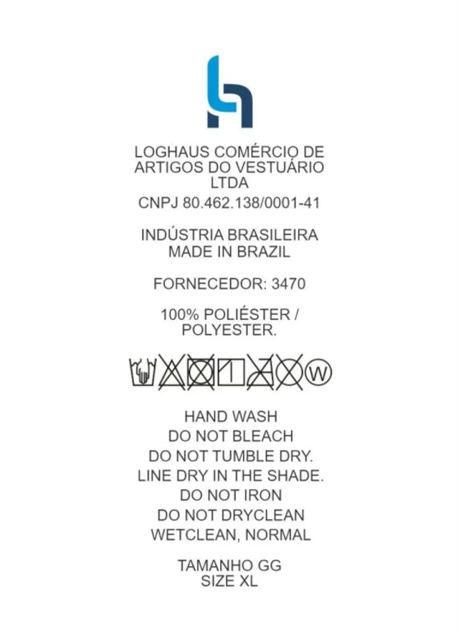Vestido Abstrato com Malha Arrastão Plus Size - Foto 3