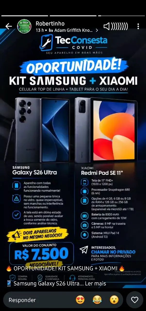 Samsung e redmi 