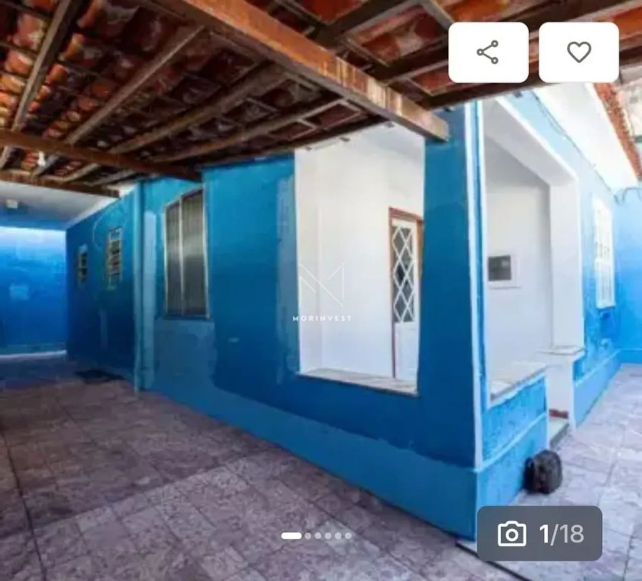 Casa térrea com 2 quartos e garagem