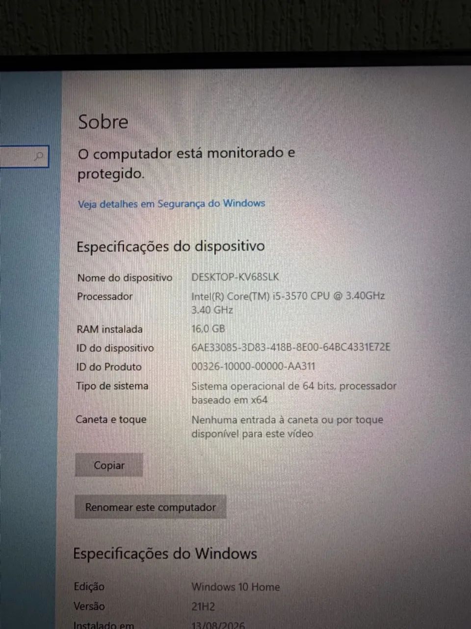 Computador Pc Escritório/Gamer/Estudos NOVO - Foto 4