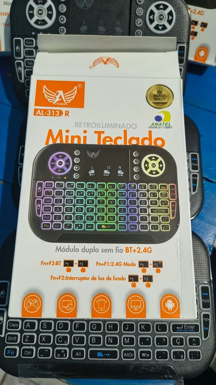 Mini teclado controle