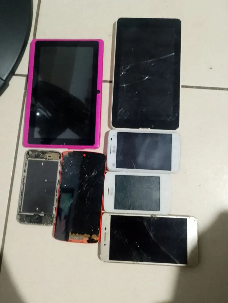 Lote de celular quebrado reaproveitar peças 