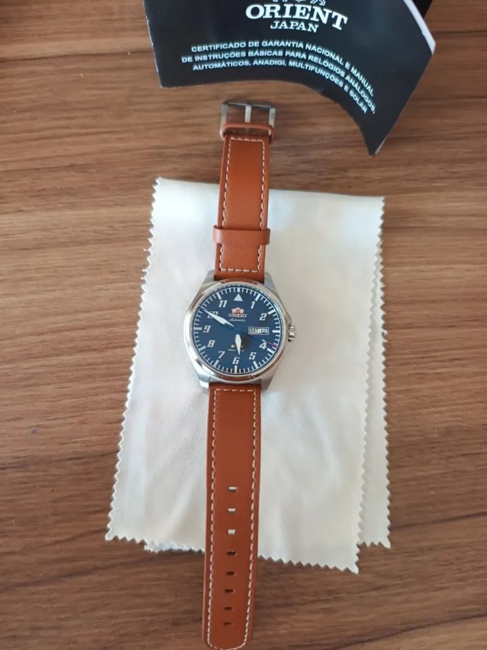 Relógio Automático Orient 3 Stars Air Pilot - MODELO YN6SC010-P2MX - Foto 4