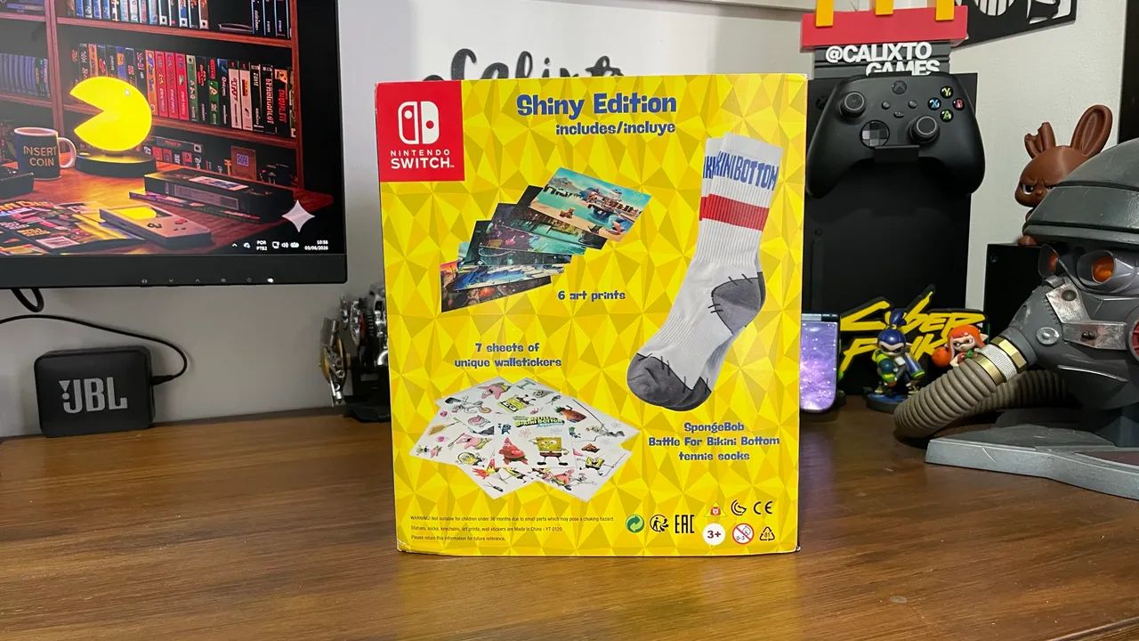 Edição Limitada Sponge Bob Nintendo Switch  - Foto 2