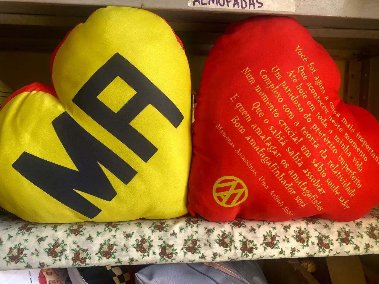 Almofadas Coração Banda Mamonas - Foto 3