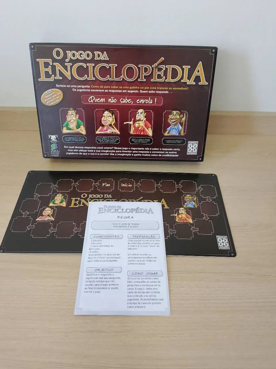 Jogo de tabuleiro Enciclopédia  - Foto 4