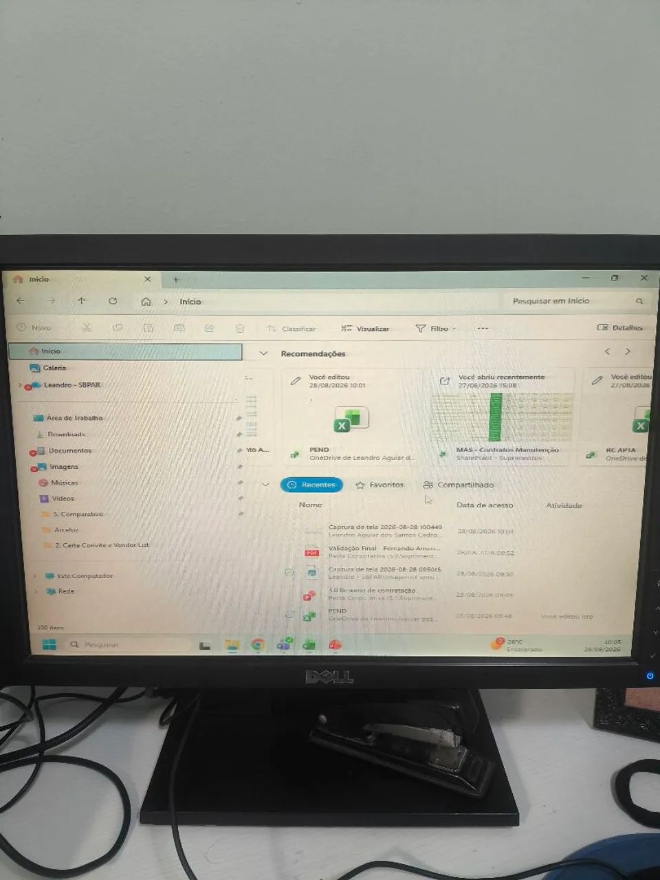Monitor 19 Dell funcionando perfeitamente 