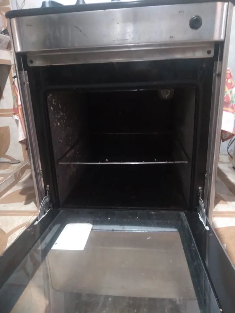 Fogão esmaltec mesa de vidro  - Foto 3