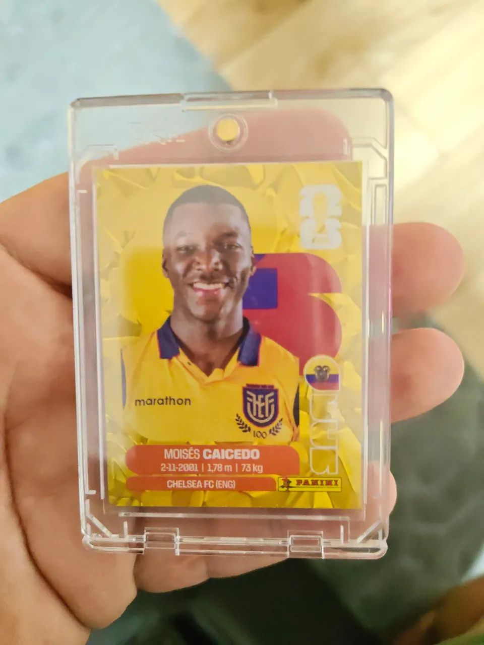 Gold crumple Caicedo ECU 9
