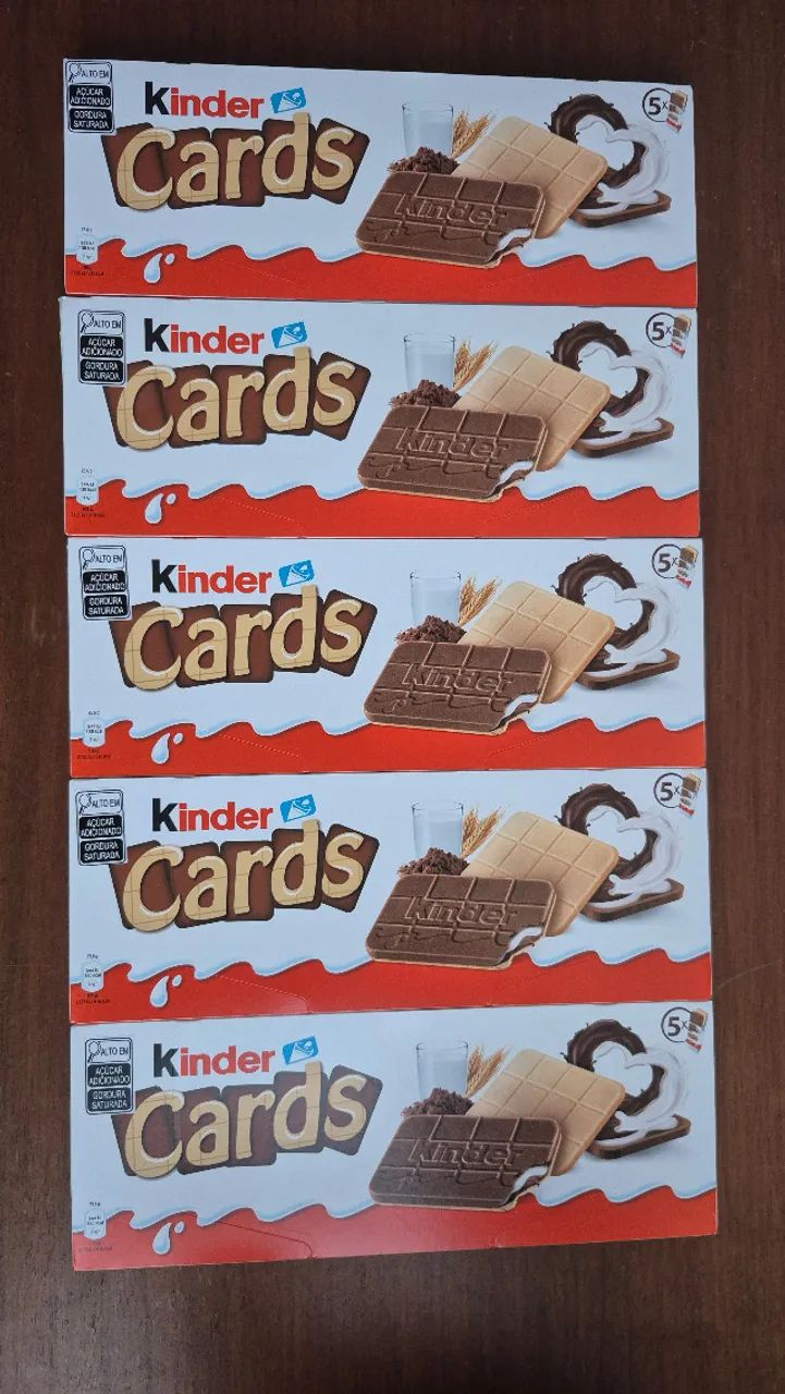 Caixa de Chocolate Kinder Cards - Foto 2