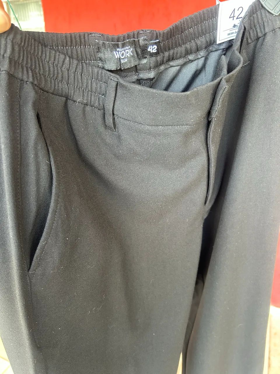 Calça Slim Alfaitada C&A nova 42 - Foto 4